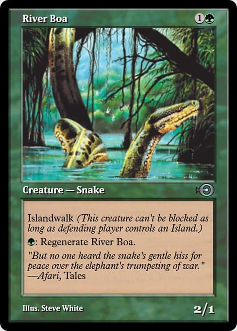 River Boa from Magic Online Promos (Uncommon)