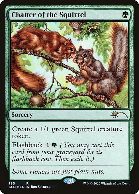 Chatter of the Squirrel from Secret Lair Drop (Rare)