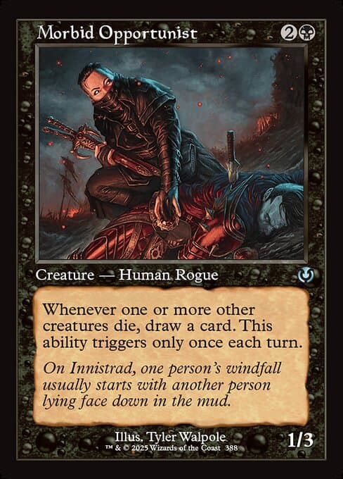Morbid Opportunist from Innistrad Remastered (Uncommon)