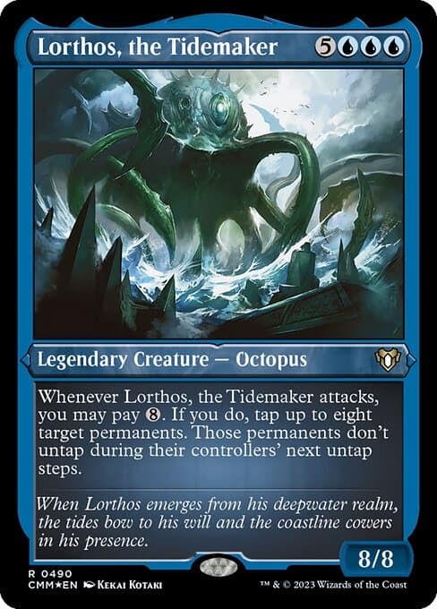 Lorthos, the Tidemaker from Commander Masters (Rare)