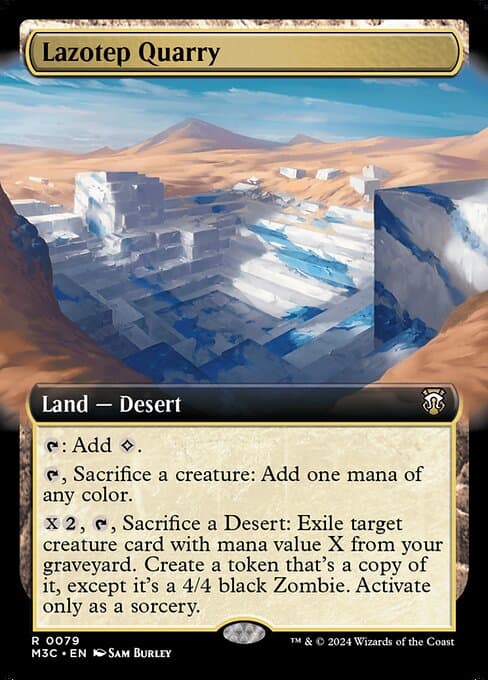 Lazotep Quarry from Modern Horizons 3 Commander (Rare)