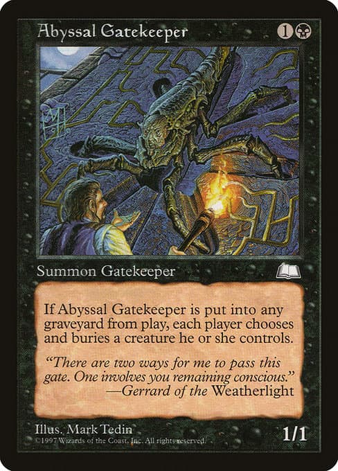 Abyssal Gatekeeper from Weatherlight (Common)
