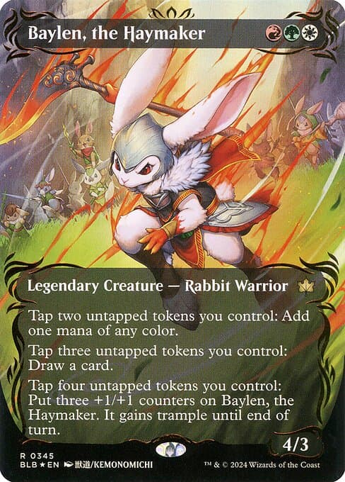 Baylen, the Haymaker from Bloomburrow (Rare)