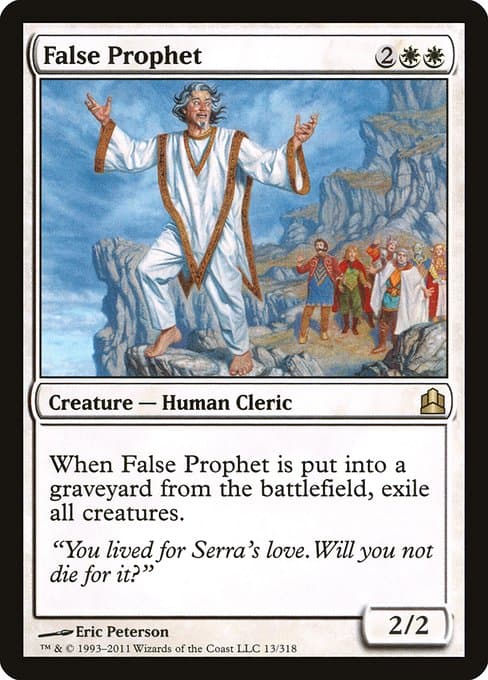 False Prophet from Commander 2011 (Rare)
