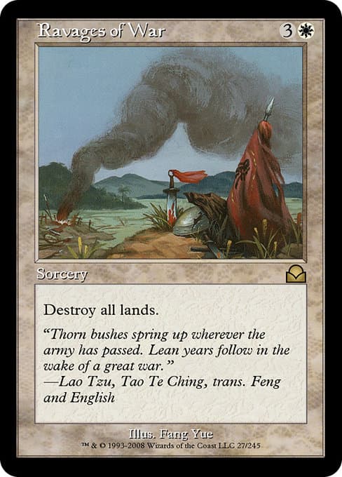 Ravages of War from Masters Edition II (Rare)