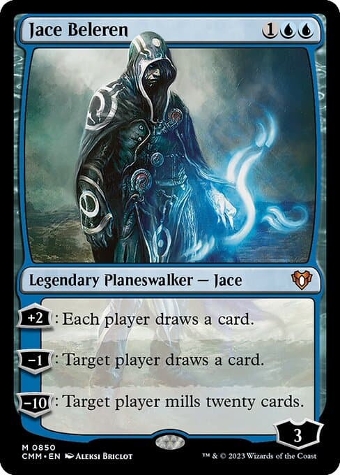 Jace Beleren from Commander Masters (Mythic)