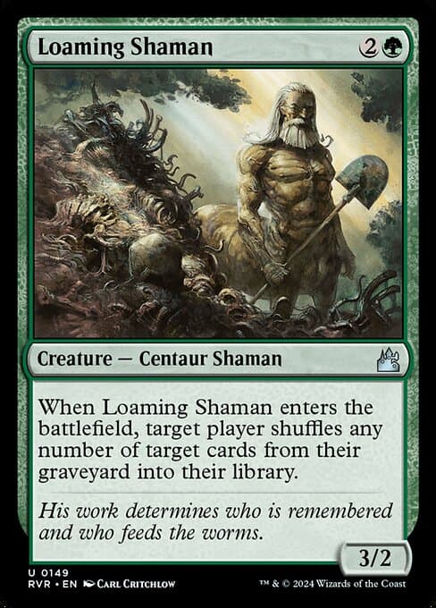 Loaming Shaman from Ravnica Remastered (Uncommon)