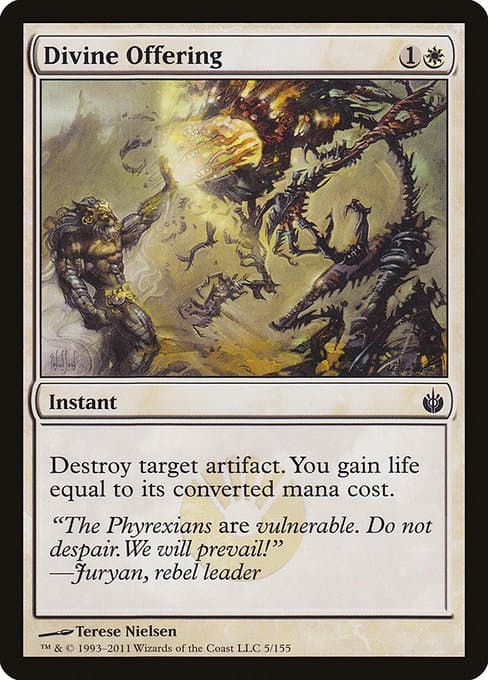Divine Offering from Mirrodin Besieged (Common)