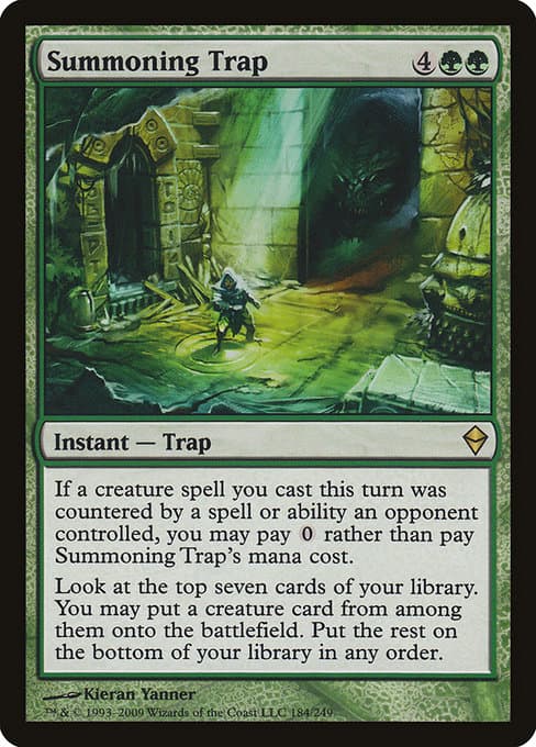 Summoning Trap from Zendikar (Rare)