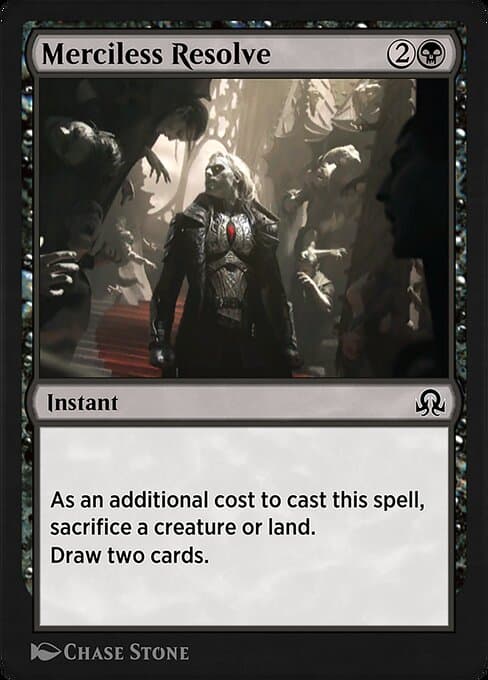 Merciless Resolve from Shadows over Innistrad Remastered (Common)