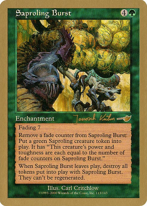 Saproling Burst from World Championship Decks 2000 (Rare)