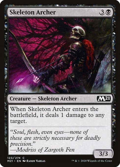 Skeleton Archer from Core Set 2021 (Common)
