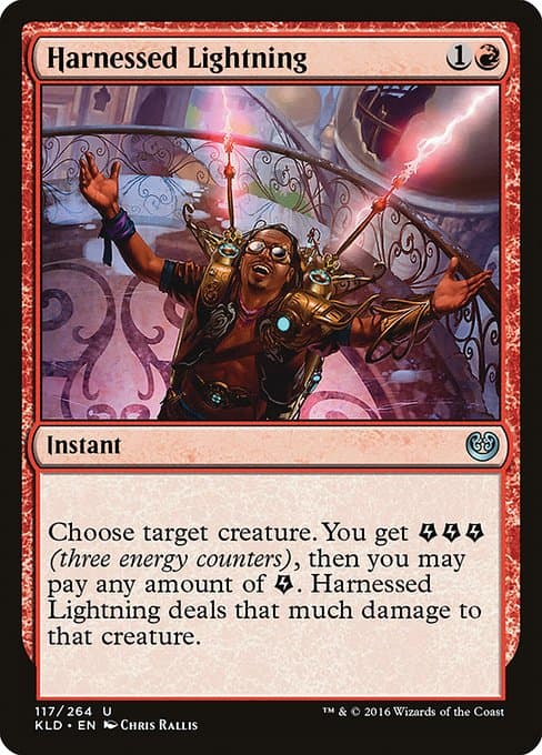 Harnessed Lightning from Kaladesh (Uncommon)