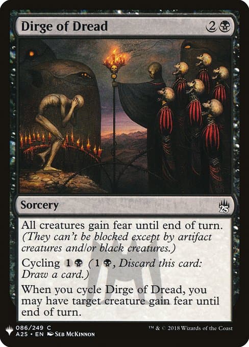 Dirge of Dread from The List (Common)