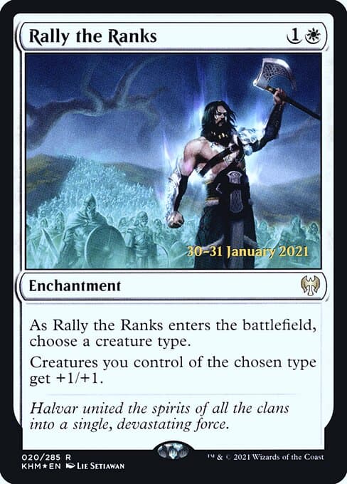 Rally the Ranks from Kaldheim Promos (Rare)