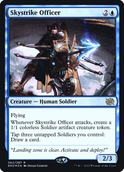 Skystrike Officer from The Brothers' War Promos (Rare)