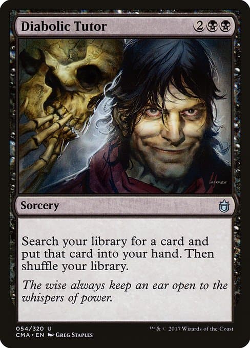 Diabolic Tutor from Commander Anthology (Uncommon)