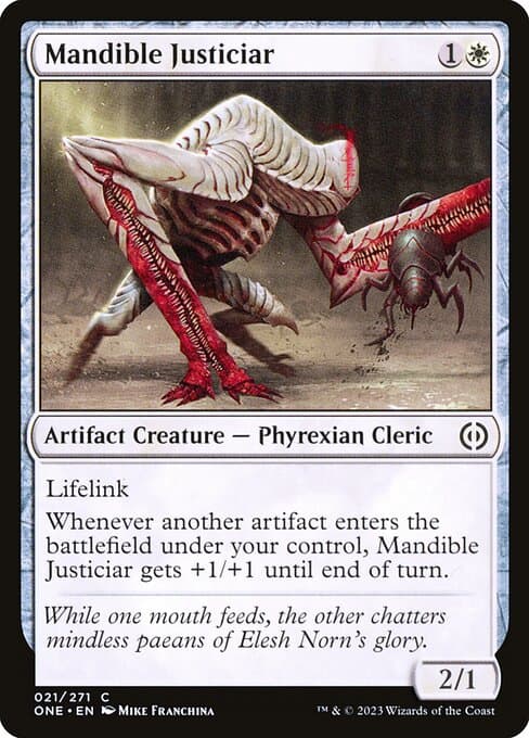 Mandible Justiciar from Phyrexia: All Will Be One (Common)