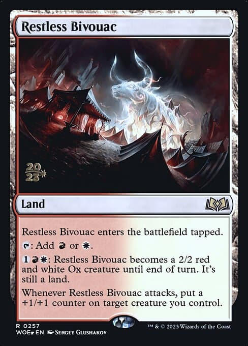 Restless Bivouac from Wilds of Eldraine Promos (Rare)