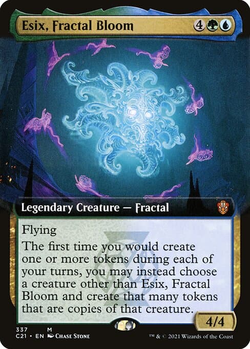 Esix, Fractal Bloom from Commander 2021 (Mythic)