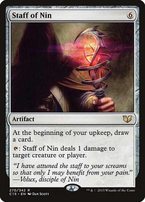 Staff of Nin from Commander 2015 (Rare)