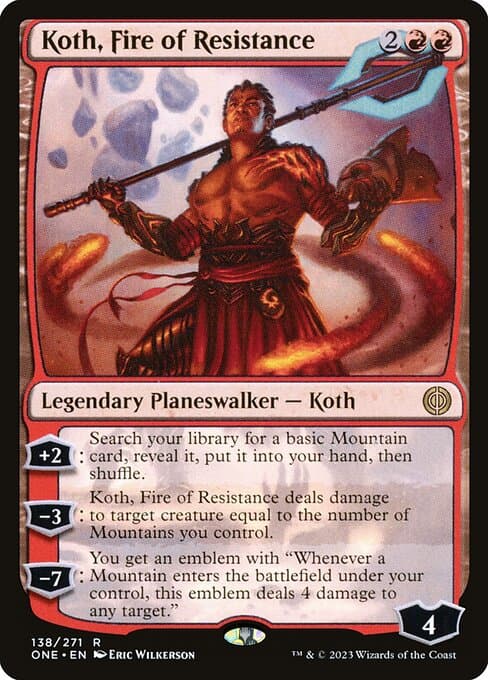 Koth, Fire of Resistance (Rare)