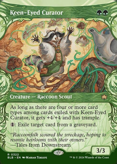 Keen-Eyed Curator from Bloomburrow (Rare)