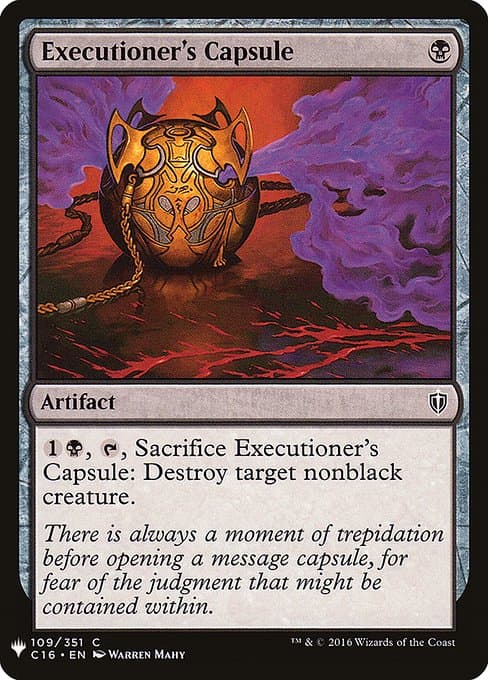 Executioner's Capsule from The List (Common)