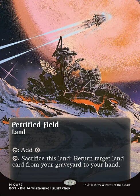 Petrified Field from Edge of Eternities: Stellar Sights (Mythic)