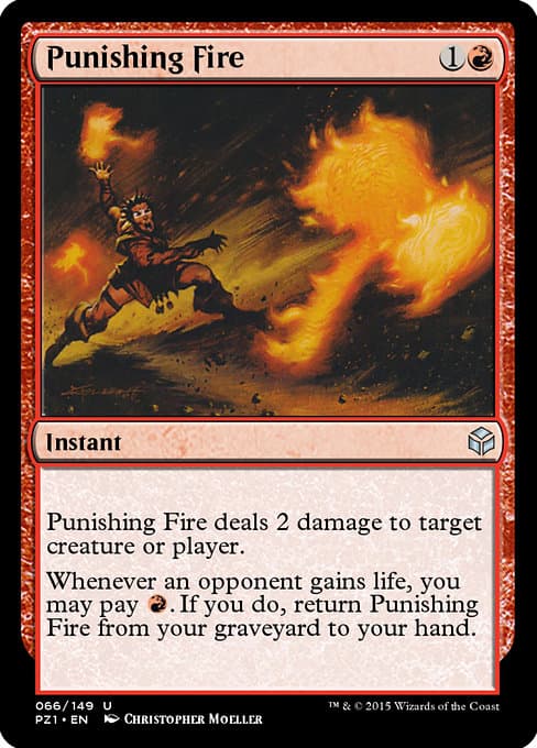 Punishing Fire from Legendary Cube Prize Pack (Uncommon)