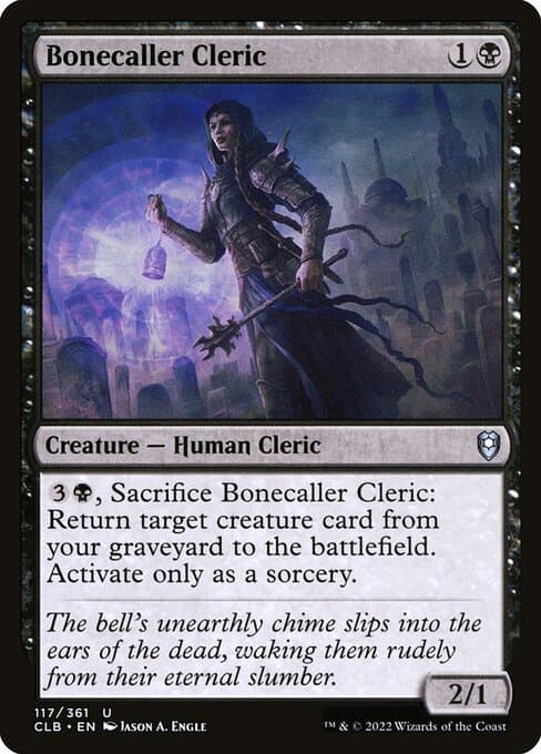Bonecaller Cleric from Commander Legends: Battle for Baldur's Gate (Uncommon)