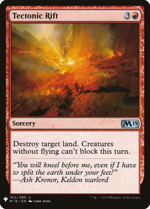 Tectonic Rift from The List (Uncommon)