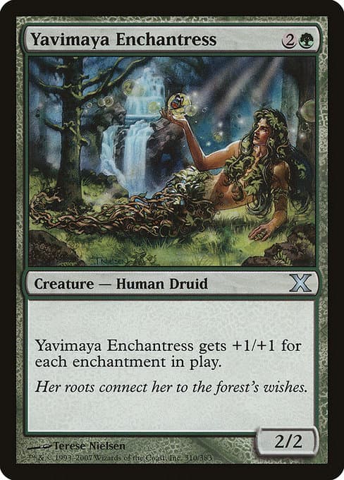 Yavimaya Enchantress from Tenth Edition (Uncommon)