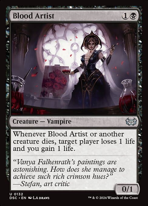 Blood Artist from Duskmourn: House of Horror Commander (Uncommon)