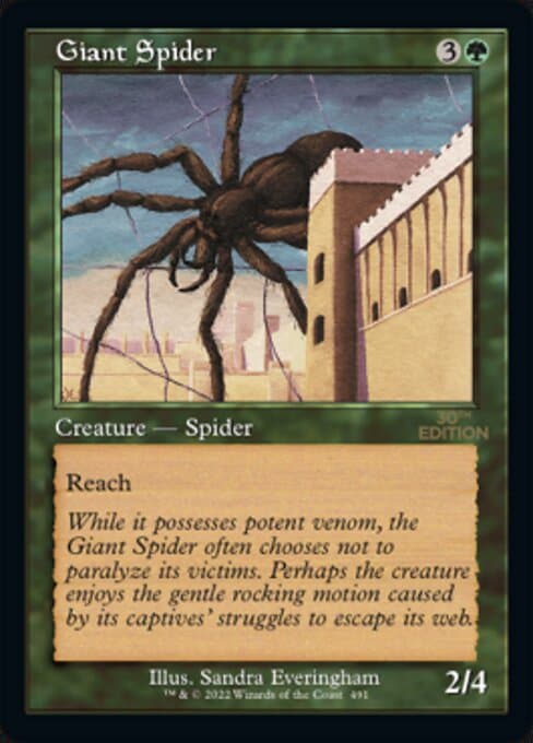 Giant Spider from 30th Anniversary Edition (Common)