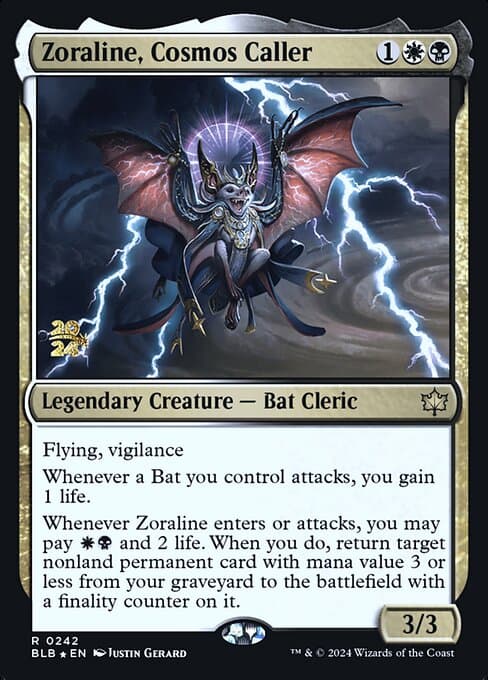 Zoraline, Cosmos Caller from Bloomburrow Promos (Rare)