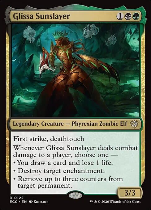 Glissa Sunslayer from Lorwyn Eclipsed Commander (Rare)