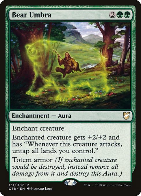 Bear Umbra from Commander 2018 (Rare)