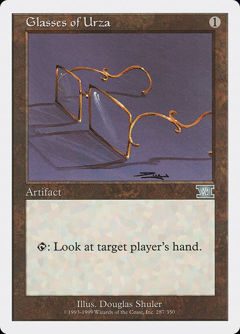 Glasses of Urza from Classic Sixth Edition (Uncommon)