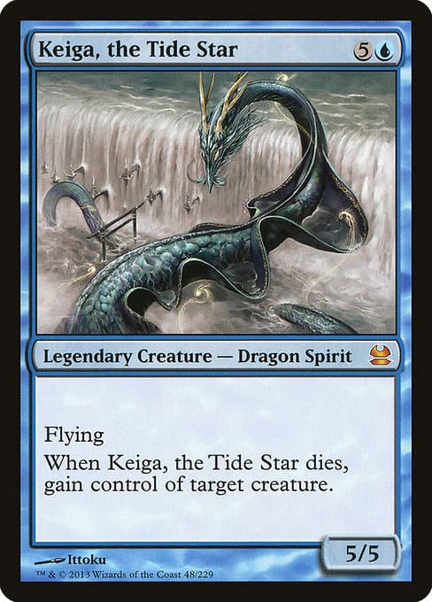 Keiga, the Tide Star from Modern Masters (Mythic)
