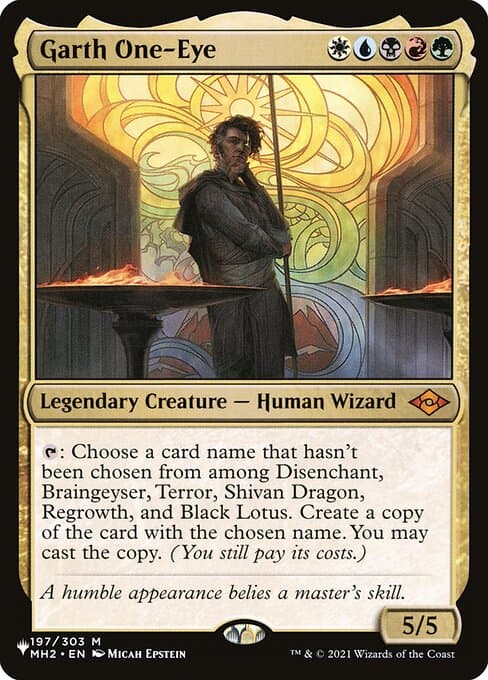 Garth One-Eye from The List (Mythic)