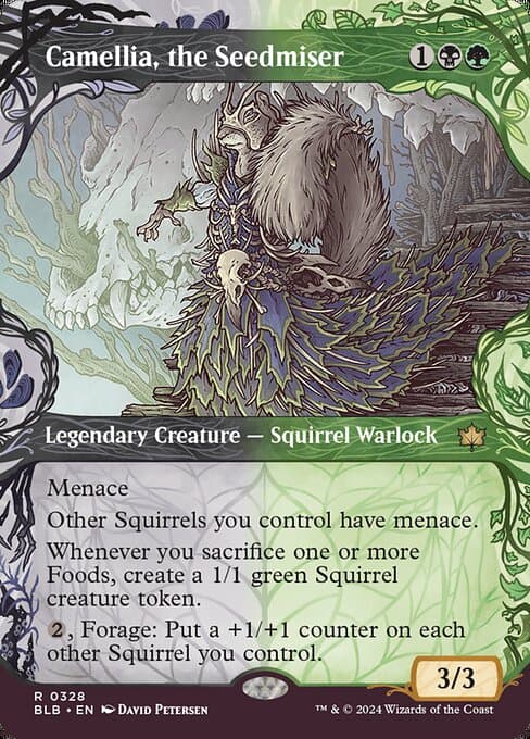 Camellia, the Seedmiser from Bloomburrow (Rare)