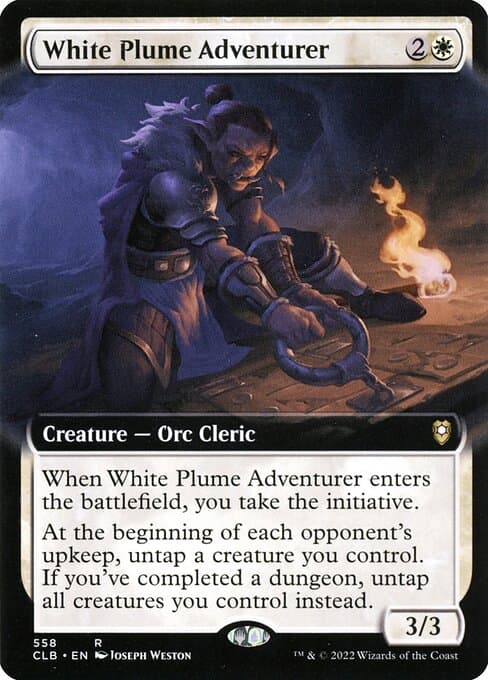White Plume Adventurer from Commander Legends: Battle for Baldur's Gate (Rare)