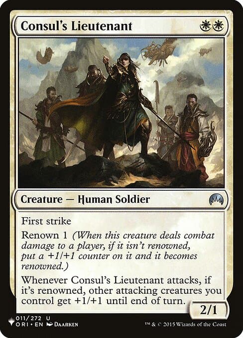 Consul's Lieutenant from The List (Uncommon)