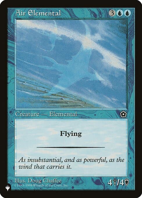 Air Elemental from The List (Uncommon)