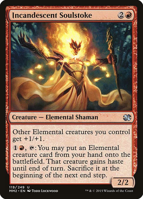 Incandescent Soulstoke from Modern Masters 2015 (Uncommon)
