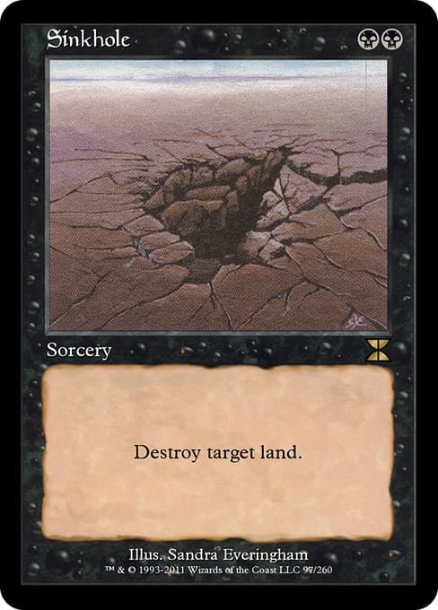 Sinkhole from Masters Edition IV (Rare)