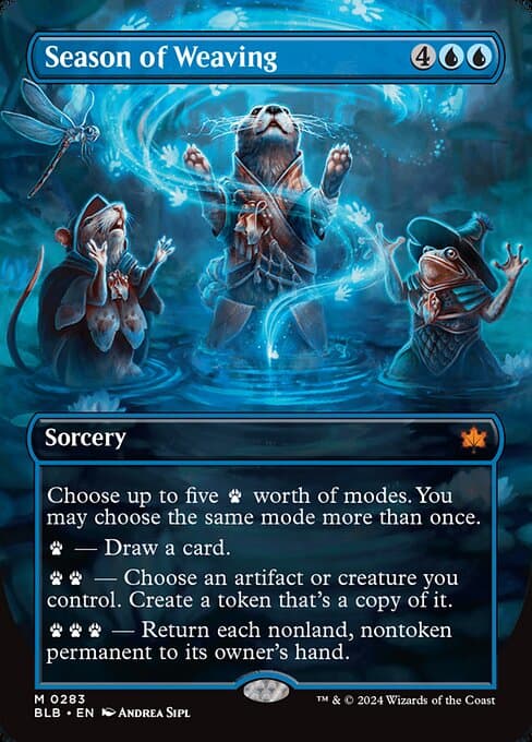 Season of Weaving from Bloomburrow (Mythic)