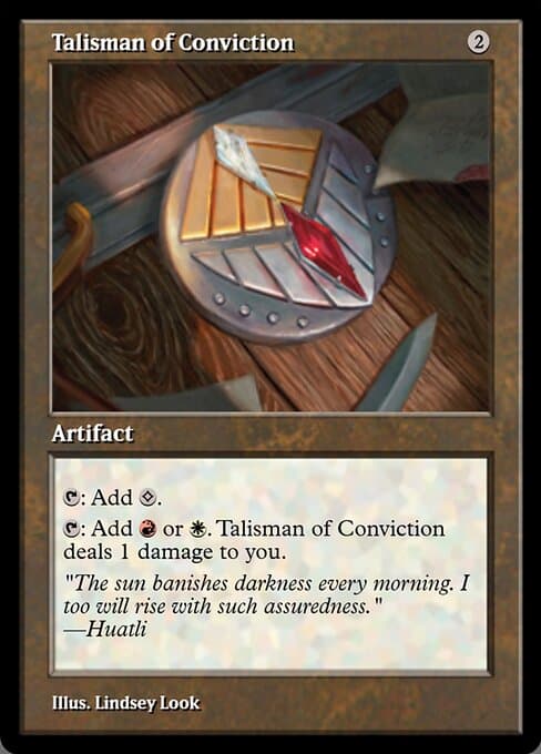 Talisman of Conviction from Magic Online Promos (Rare)