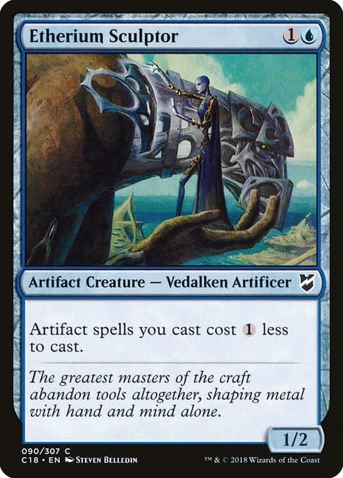 Etherium Sculptor from Commander 2018 (Common)